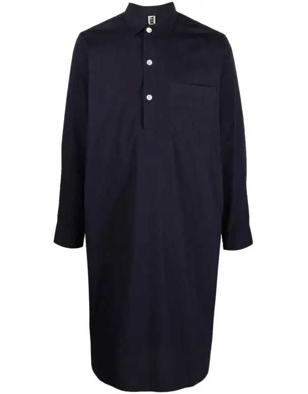 Cotton Poplin Night Shirt