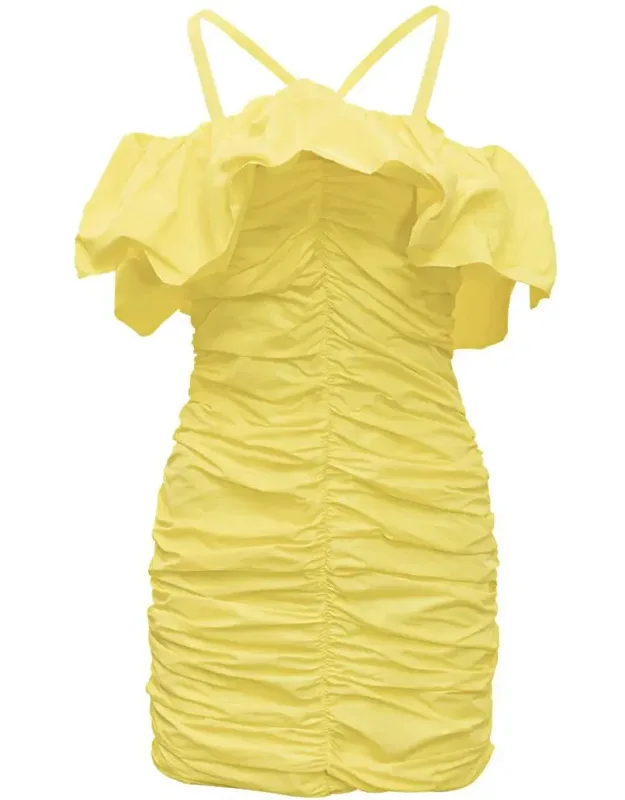 Taffeta Mini Sheath Dress