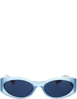 Jacquemus Sunglasses Oval Acetate 55mm Lens