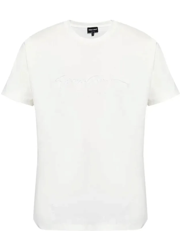 Pure Cotton Interlock Signature Logo T-shirt