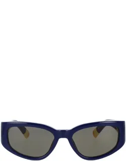 Jacquemus Sunglasses Acetate Rectangle 55mm Lens