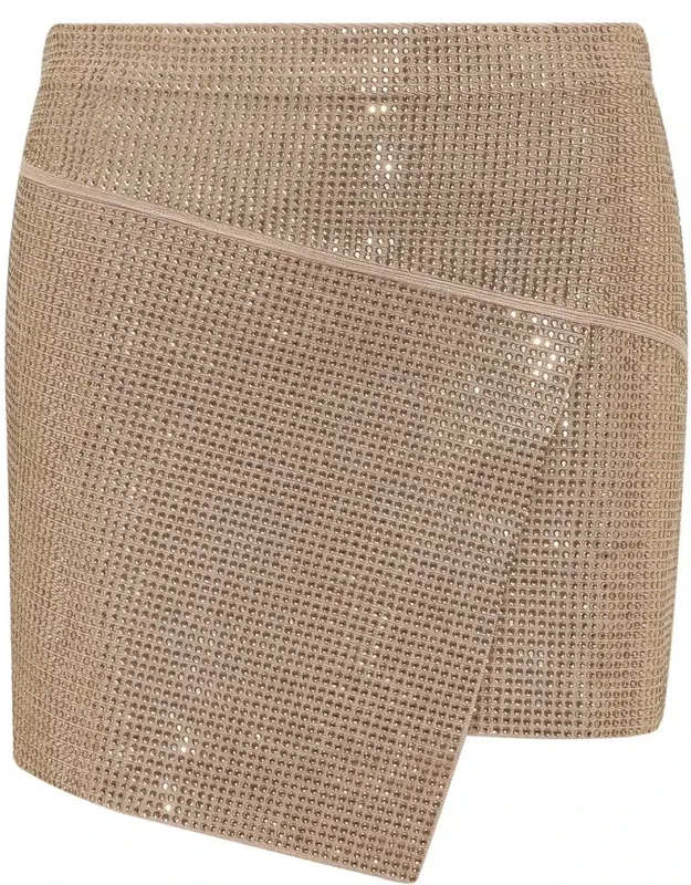 Rhinestone Mini Skirt