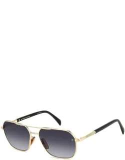 Eyewear Sunglasses Square Metal 59mm Lens