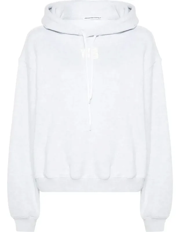 Essential Terry Hoodie With Puff Paint Logo