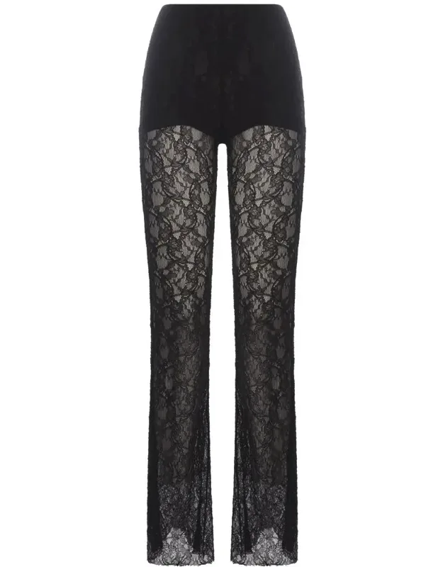 Trousers Flared Culotte Fitted