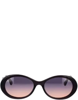 Chloé Sunglasses Oval Acetate 56mm Lens