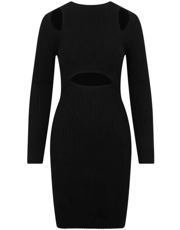 Wolford Contoured Ribs Dress With Cut-out Detailing