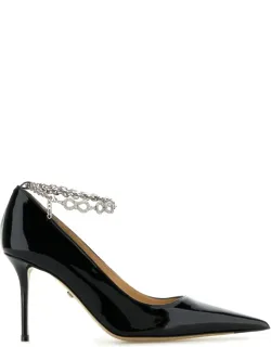 Heeled Shoes With Bow Chain