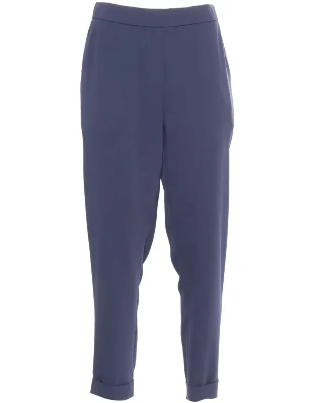 Pants Finished Waistband, Cut Leg With Cuff