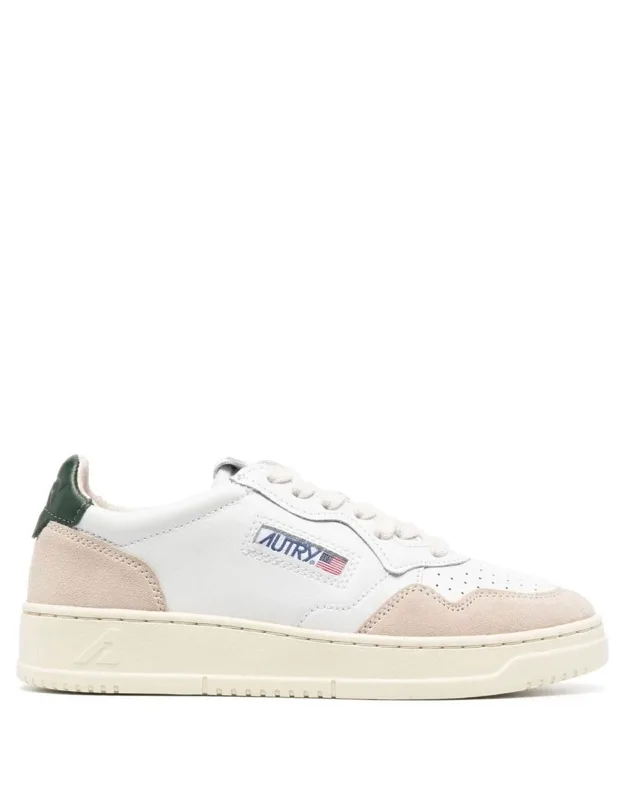 Sneakers Calf Leather Goat Suede