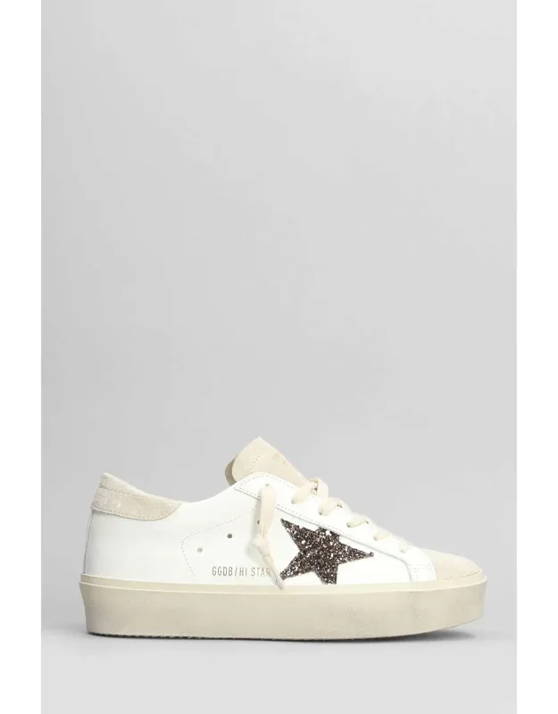 Hi Star Sneakers With Platform Sole And Vintage Effect