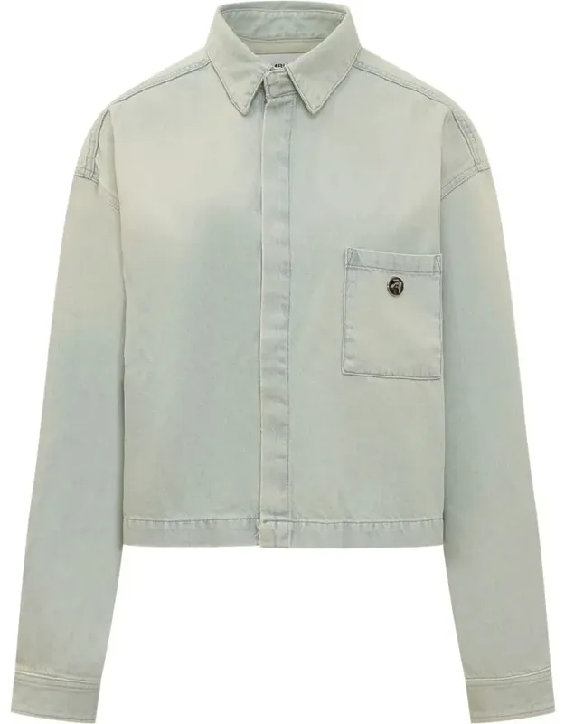 Jeans Shirt With Logo
