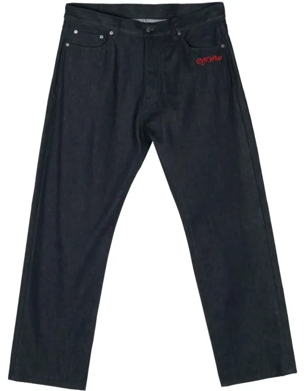 Script Raw Skate Jeans