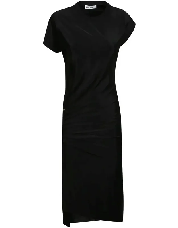 Rabanne Dres Draped Midi