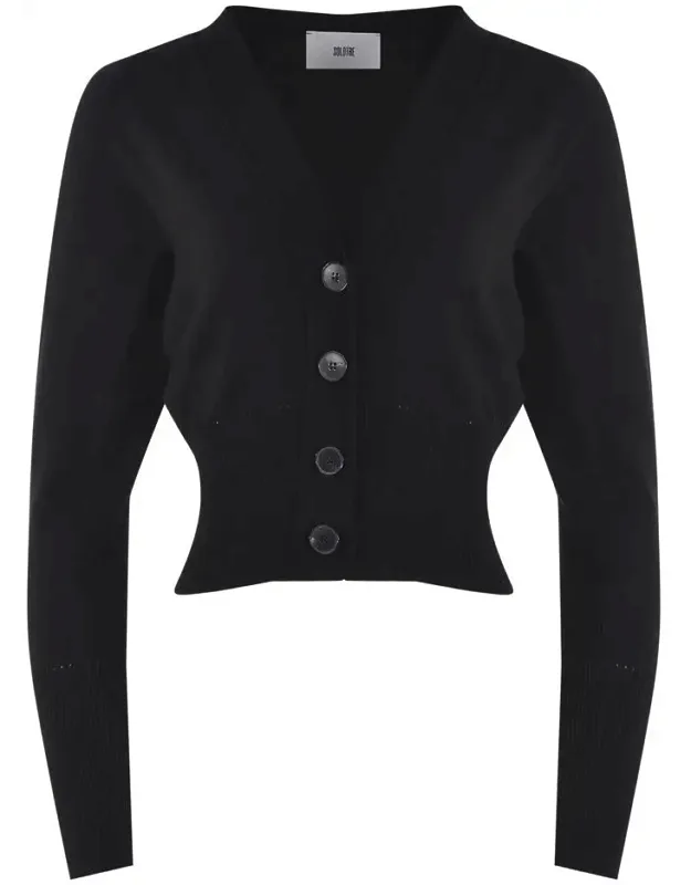 Sweater Wool Cardigan Long Sleeves