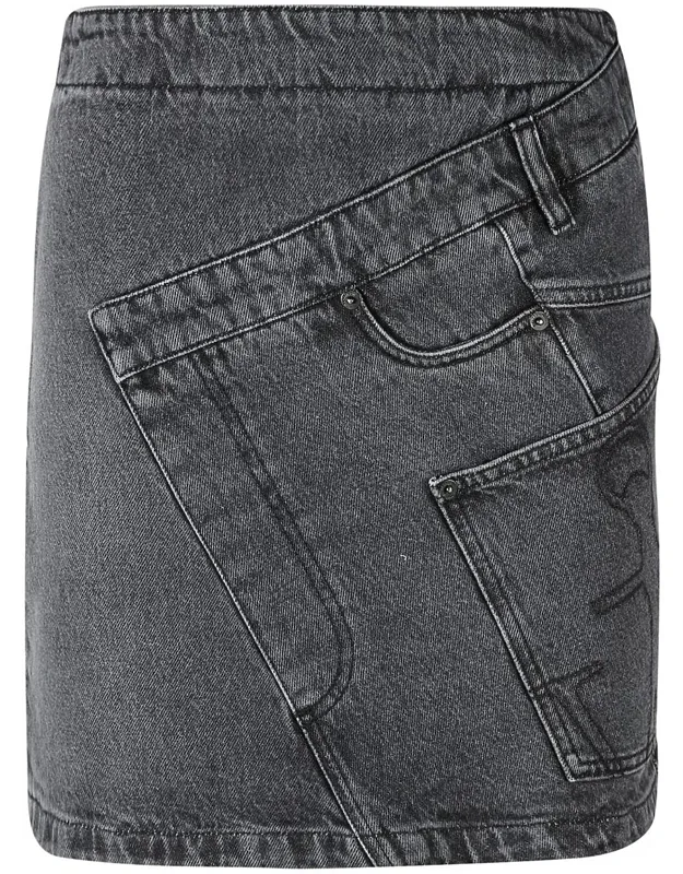 Skirt With Twisted Design