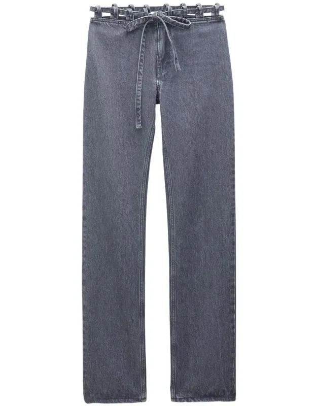 Lace Waist Jeans