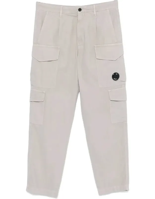 Trousers With Pleat Detailing And Cargo Pockets