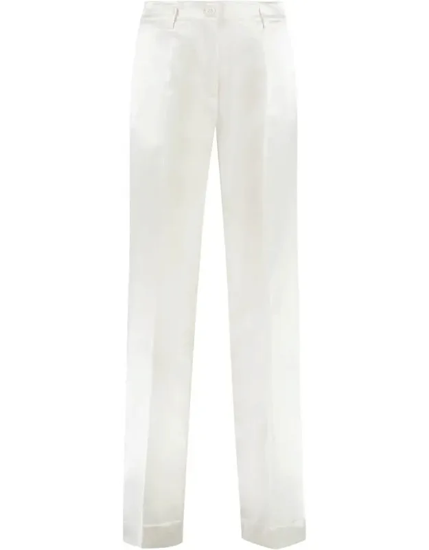 Viscose And Silk Trousers