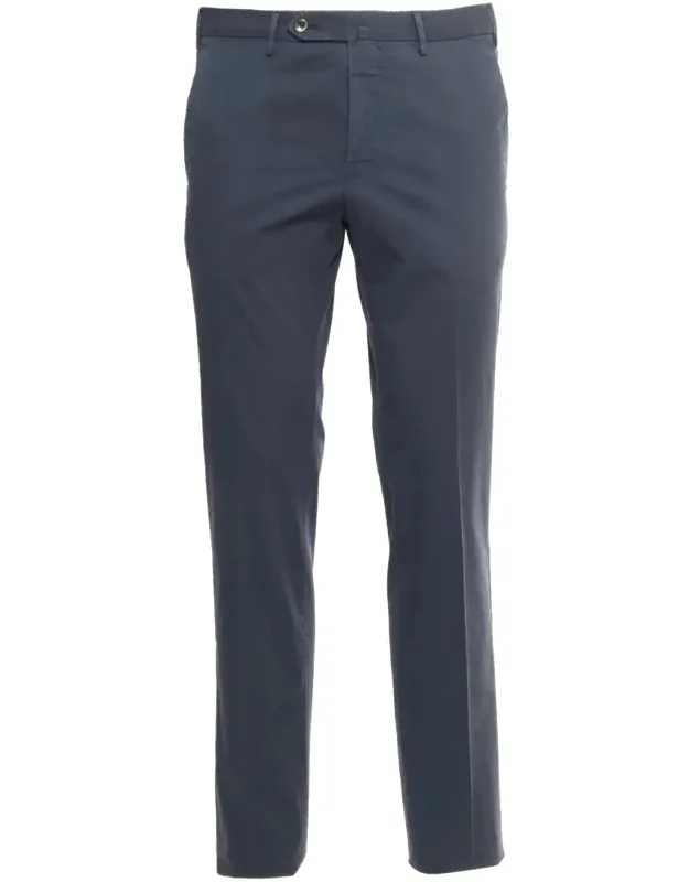 Pt Torino Pants With Welt Pockets And Reinforced Waistband