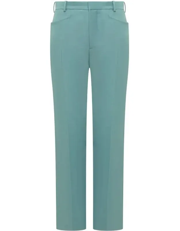 Virgin Wool And Viscose Pants