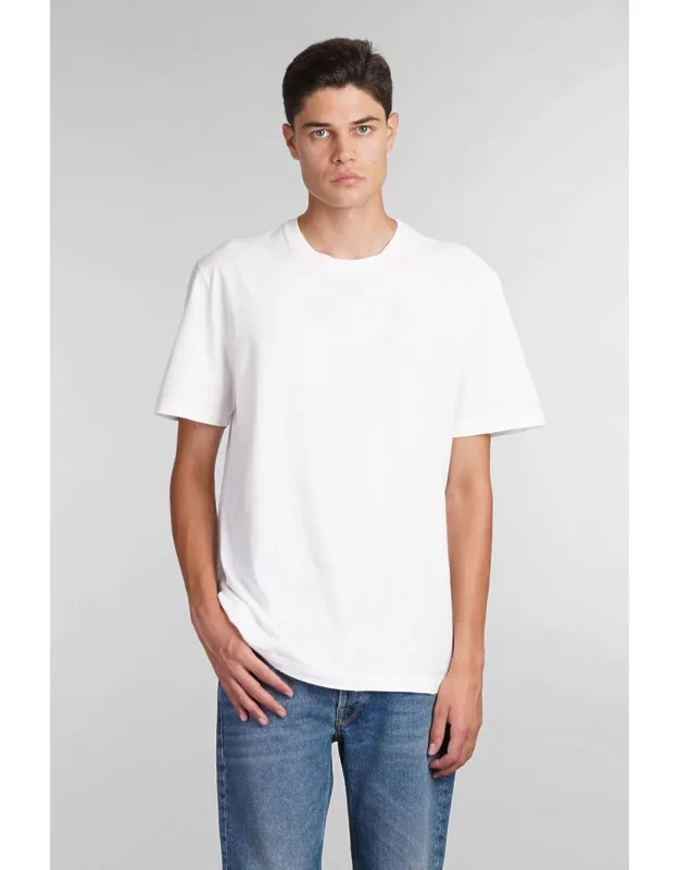 T-shirt With Metallic Logo