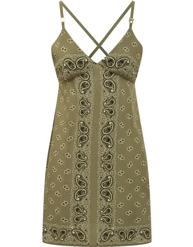 Paisley Patterned Dress