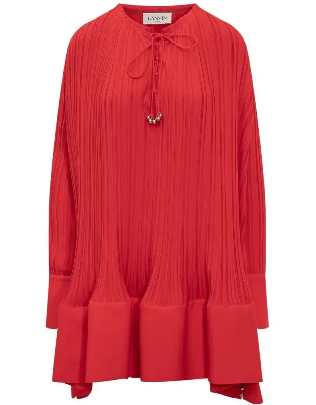 Mini Dress With Ruffles