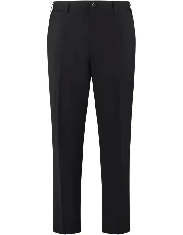 Wool Blend Tailored Trousers