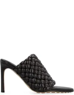 Curve Leather Mules