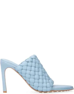 Curve Leather Mules