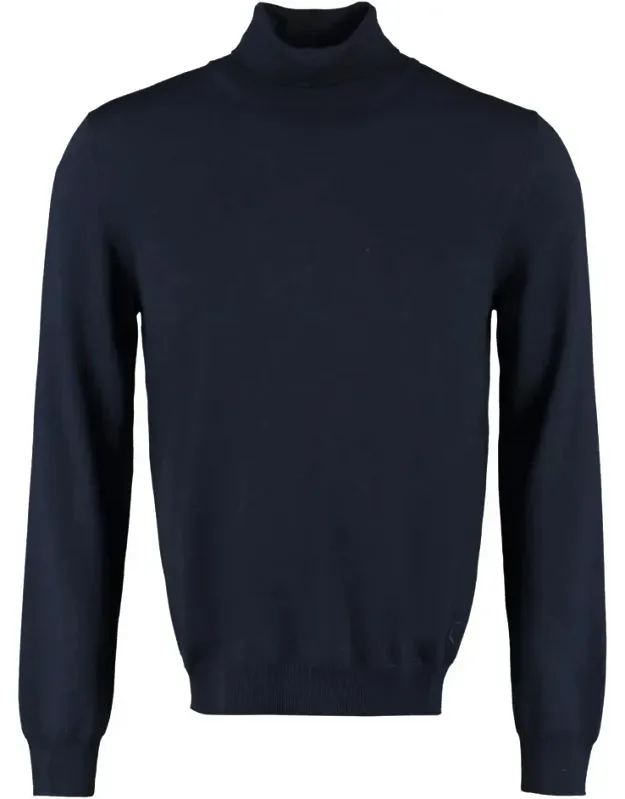 Knit Wool Turtleneck Sweater
