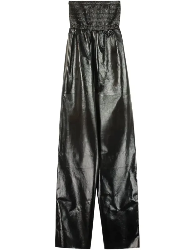 Leather Jumpsuit