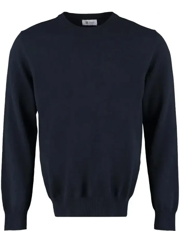 The (knit) - Cashmere Sweater Ribbed Edges 100% Cashmere