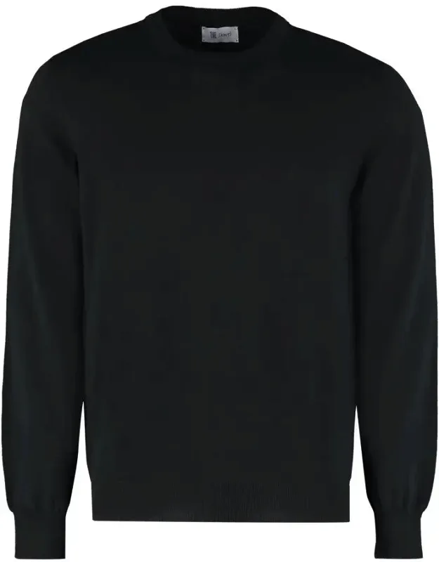 Knit Cotton Crew-neck Sweater