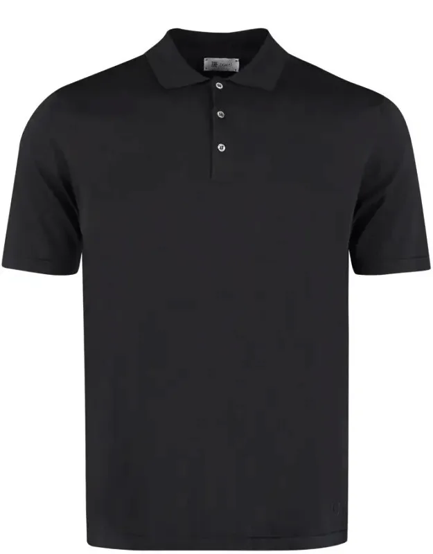 Cotton Knit Polo Shirt