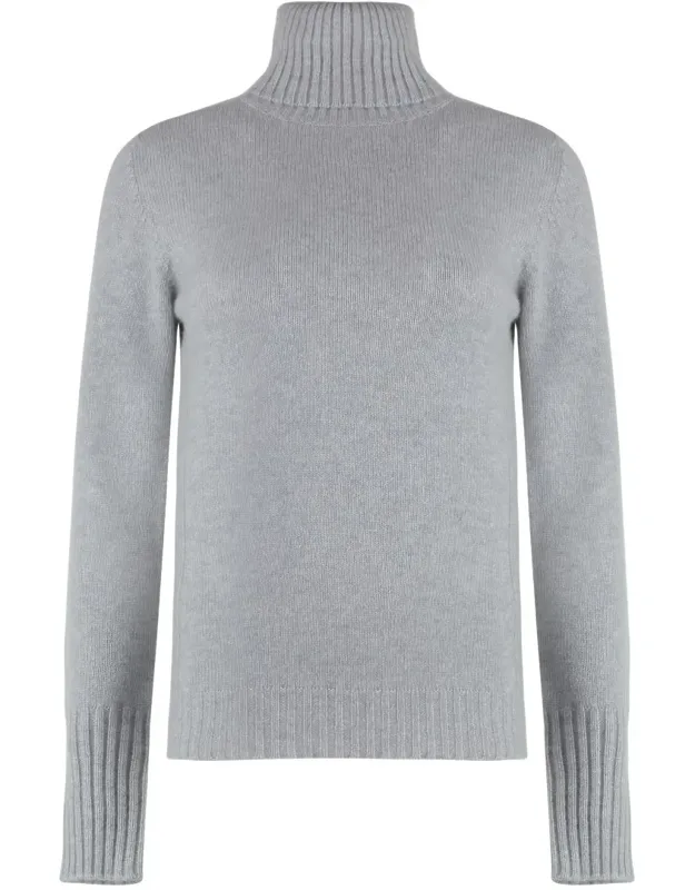 Knit Cashmere Turtleneck Pullover