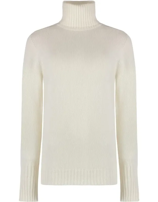 Knit Cashmere Turtleneck Pullover