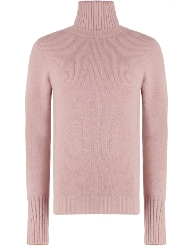 Knit Cashmere Turtleneck Pullover