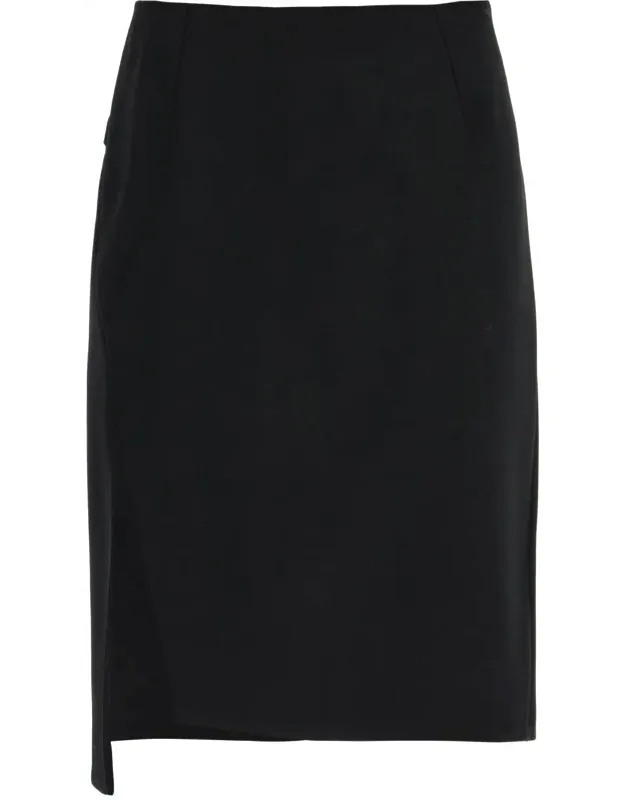 Asymmetric Midi Skirt