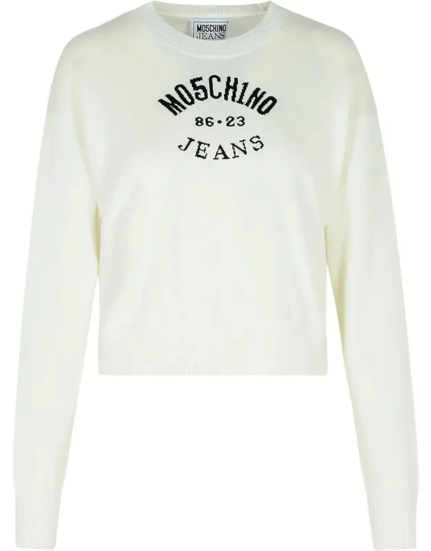 Sweater Cropped Cut And Ribbed Cuffs