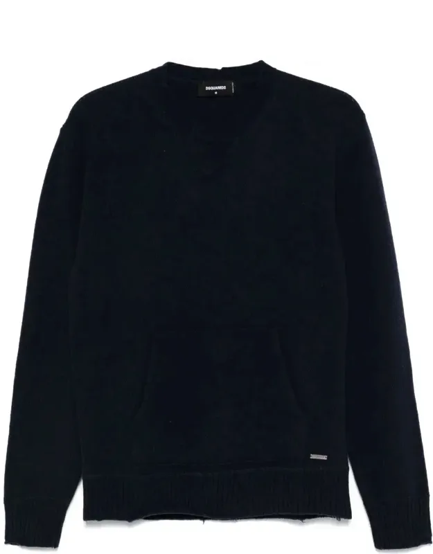 Pouch-pocket Sweater