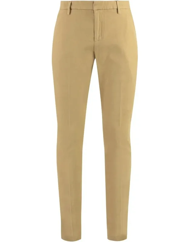 Chino Trousers With Two Side Pockets And Buttoned Back Welt Pockets