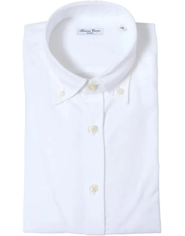 Shirt With Button-down Collar And Contrasting Buttons