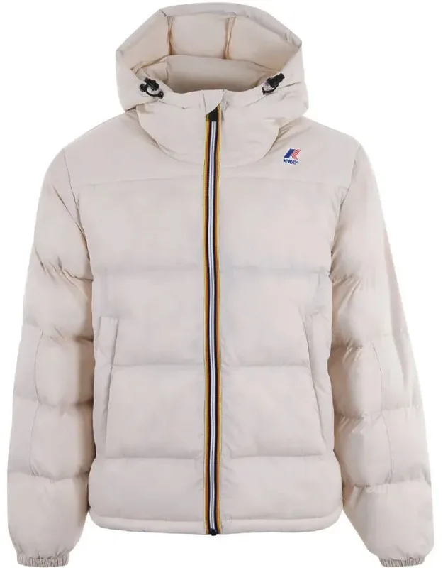 K-way Coat With Hood And Zip Closure