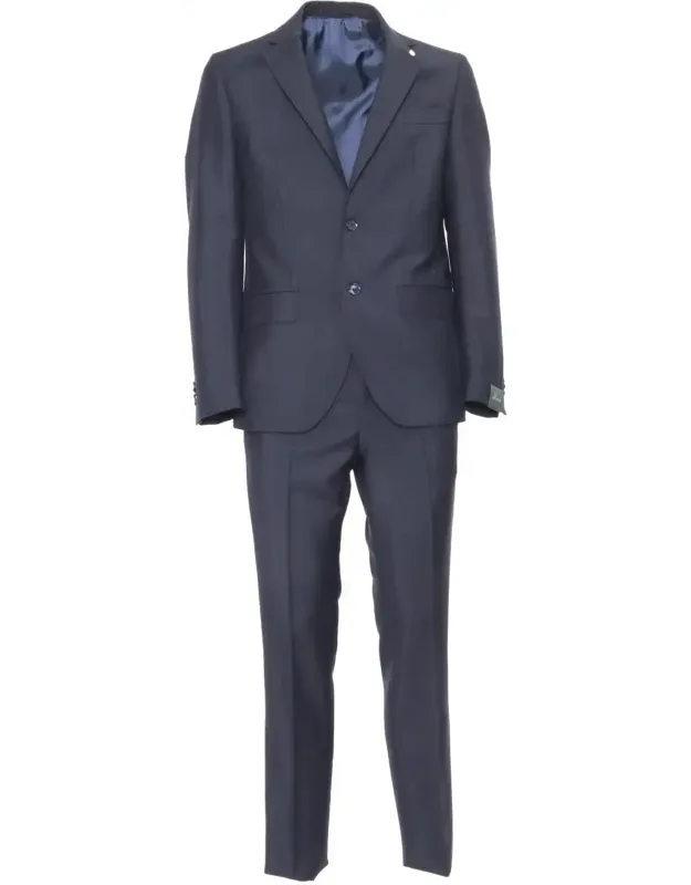 Single-breasted Suit Virgin Wool And Mohair