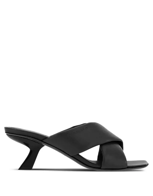 Flat Shoes Crossover Strap Kitten Heel
