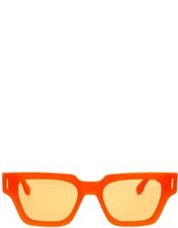 _retrosuperfuture Sunglasses Square Acetate 52mm Lens Width 20mm Bridge Length 145mm Rod Length_