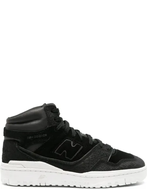 Junya Watanabe X New Balance Bb650 Sneaker With Black Veal Skin And Clumsy Coccorrillo Effect