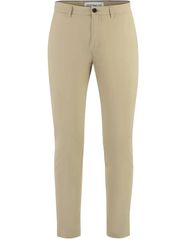 Department 5 Prince Chino Pants With Two Side Pockets And Two Back Buttoned Flap Pockets